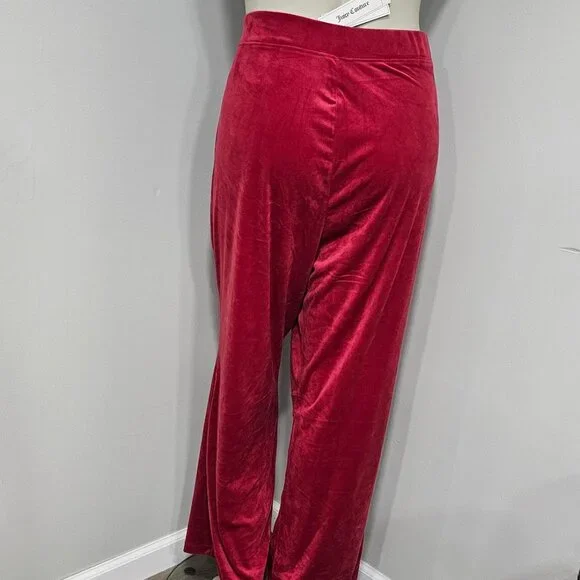 Juicy Couture Velour Sweatpants Size 3X Coco Red - Picture 5 of 8